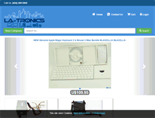 Tablet Screenshot of la-tronics.com